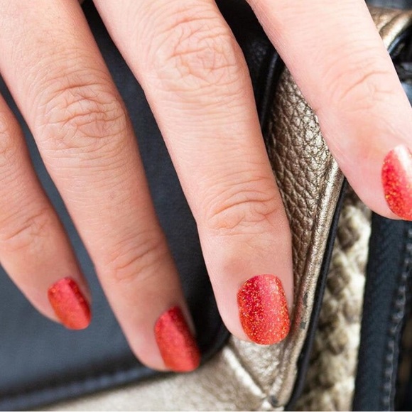 *Retired* Color Street: Trick or Treat Yourself | Halloween Orange Glitter Fall - Picture 10 of 13